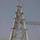 Q235 van het de torenhulpkantoor van de Elektromachts elektrische transmissie Tubulaire het Staalstructuur